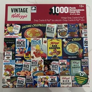 Vintage Snap, Crackle & Pop Kellogg's  1000 Piece Puzzle